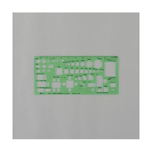 105x230mm 家具記号定規 EA7