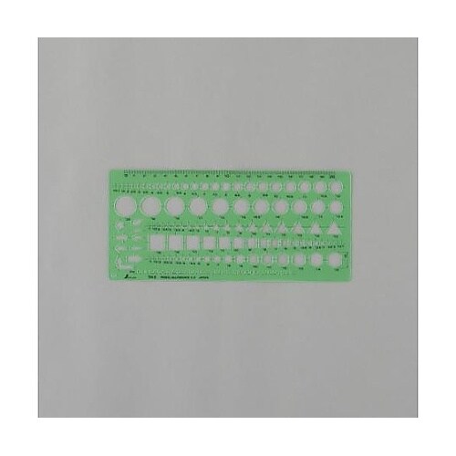 105x230mm 一般記号定規 EA7