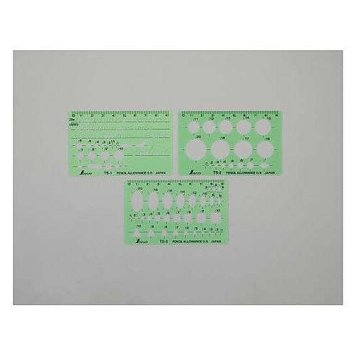 60x 97mm 英数字・一般記号定規セ