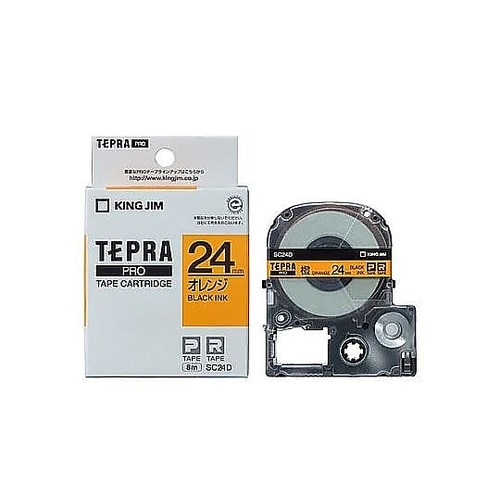 24mm テープカセット(オレンジ) E
