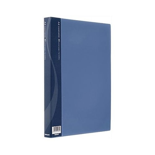A4 クリアーブック(ブルー/40ポケッ