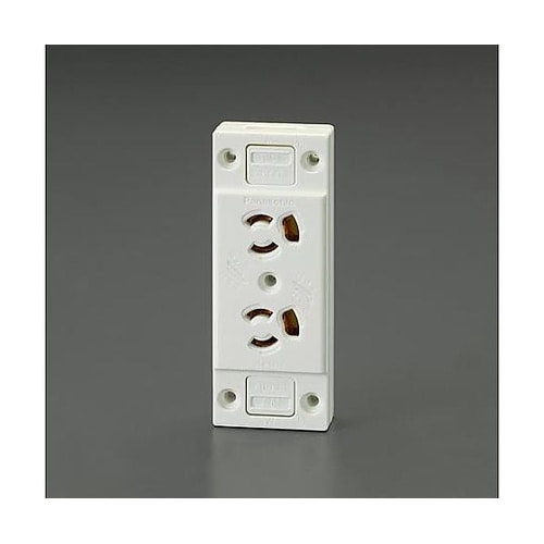 125V/15A 仮設用コンセント(2口