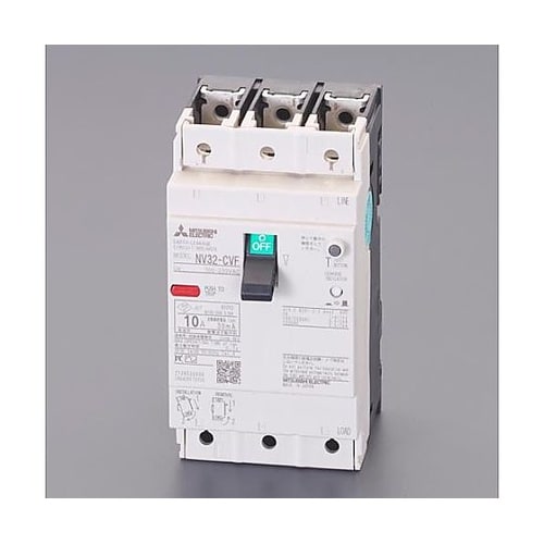 AC100−230V/ 10A/3極 漏