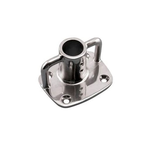 25mm パイプ用ベース(ステンレス製)