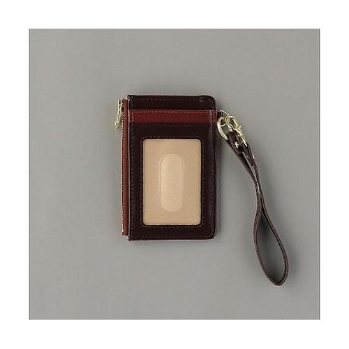 カードホルダー(ストラップ付/ブラウン)