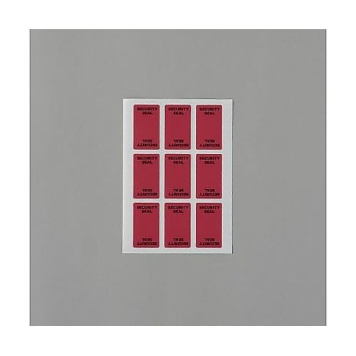 25x43mm 開封防止シール(金属・樹