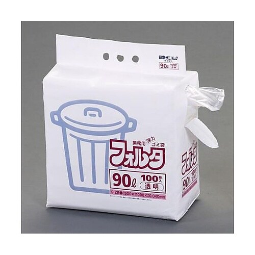 900x1000mm/90L ごみ袋(透