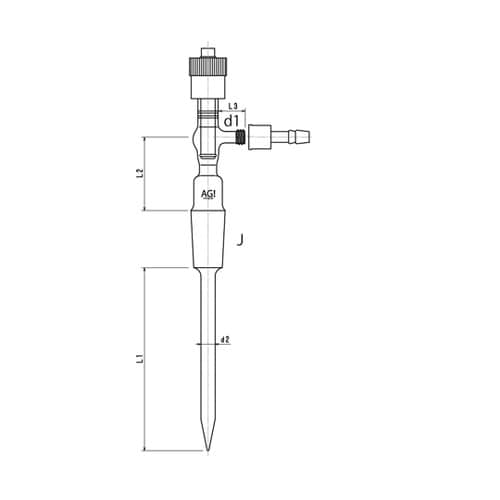3390−1L−V−W キャピラリー管