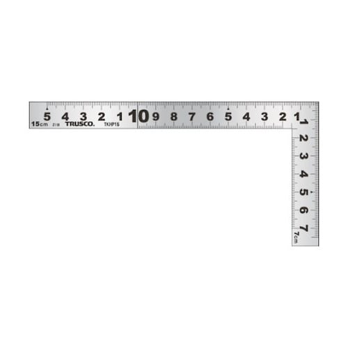TKHP15 鉄工用平ぴた曲尺 15cm