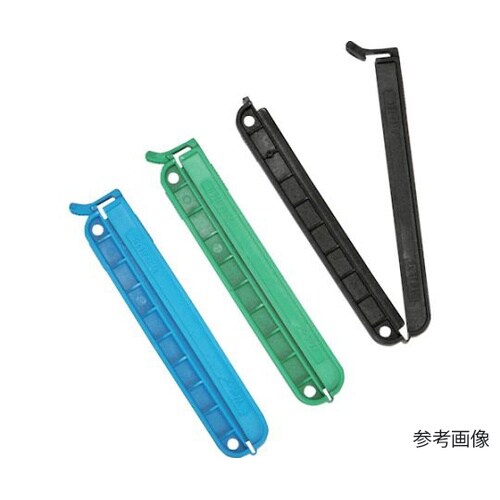 袋留めクリップ 3P(青緑黒)1パック(
