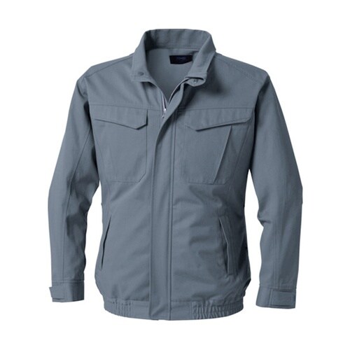 難燃長袖ブルゾン グレー 3L KU92