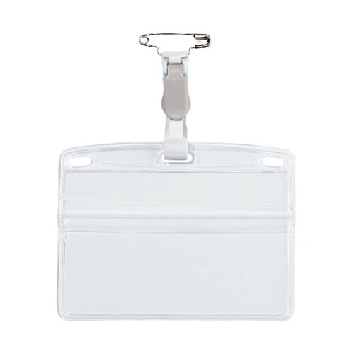 タッグ名札 プラスチック製クリップ ソフ