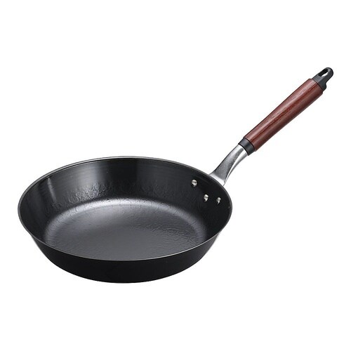 TKG ブルーテンパー 木柄フライパン