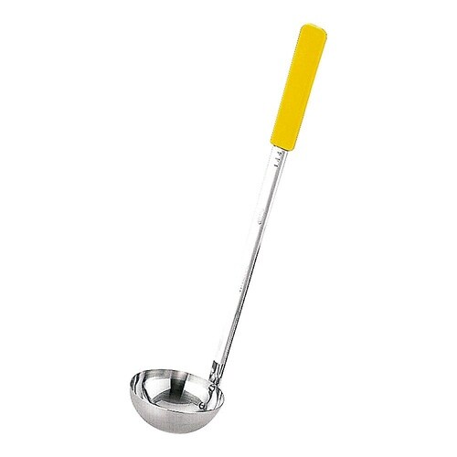 UK18−8カラーハンドルレードル 黄