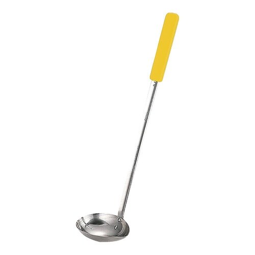 UK18−8カラーハンドル横口レードル