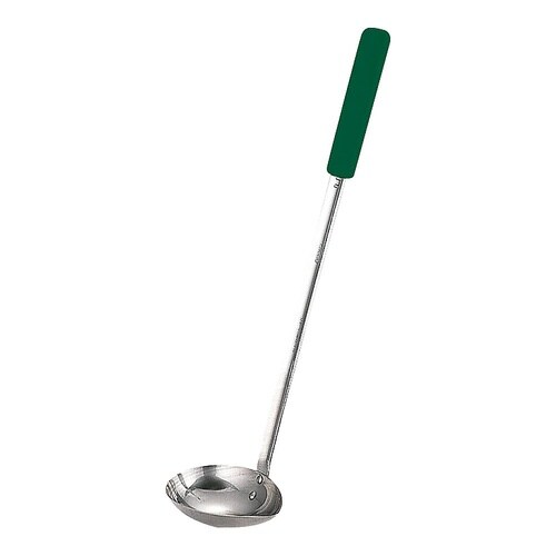 UK18−8カラーハンドル横口レードル