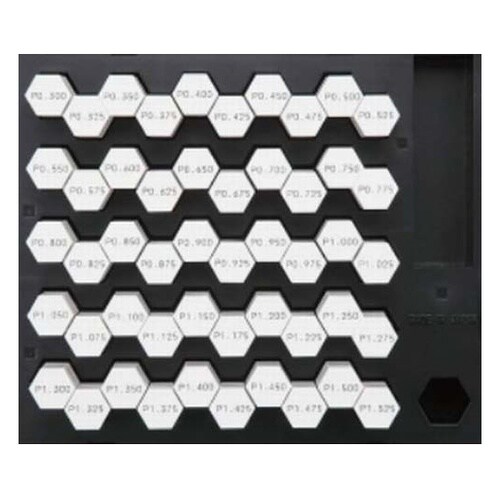 ピンゲージセット プラス目/ケース付/0