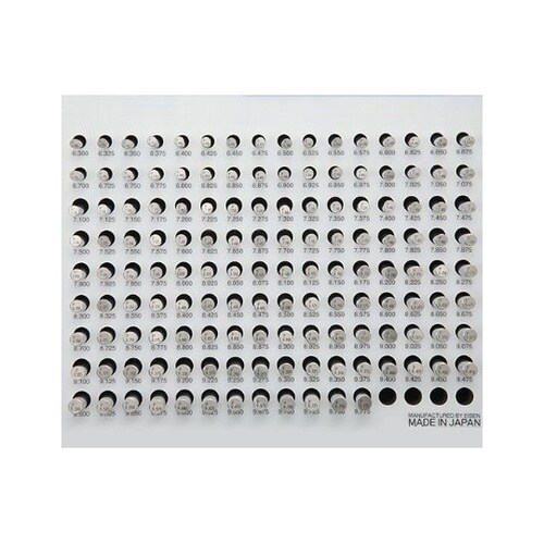 ピンゲージセット プラス目/ケース付/6