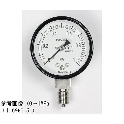 普通形圧力計(Φ60) 立形A枠 10M