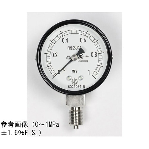 普通形圧力計(Φ60) 立形A枠 4MP