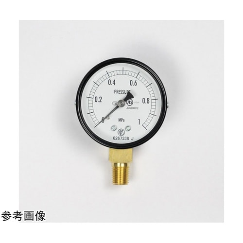 普通形圧力計(Φ60) 立形A枠 0.6