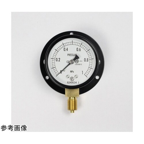 普通形圧力計(Φ60) 立形B枠 −0.