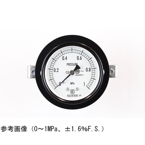 普通形圧力計(Φ60) 埋込形D枠(取付