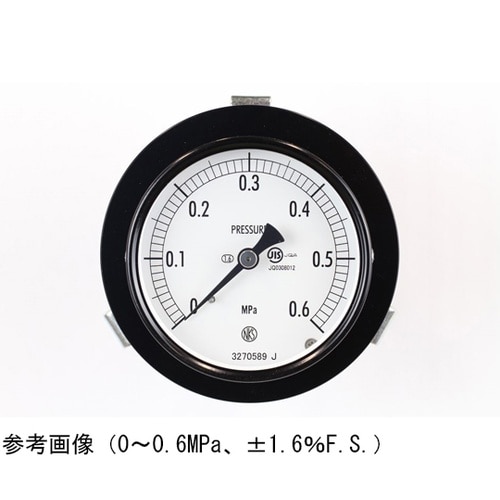 普通形圧力計(Φ75) 埋込形D枠(取付