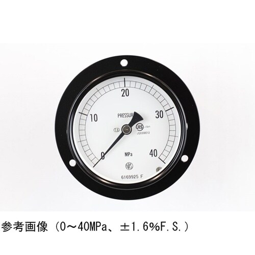 普通形圧力計(Φ75) 埋込形D枠(取付