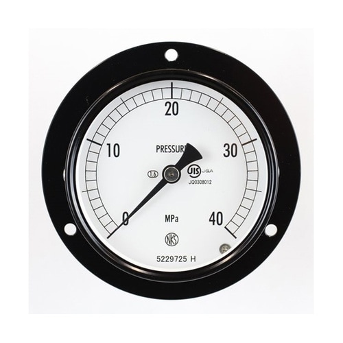 普通形圧力計(Φ75) 埋込形D枠(取付