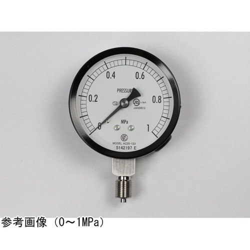 普通形圧力計(Φ75) 立形A枠 2.5