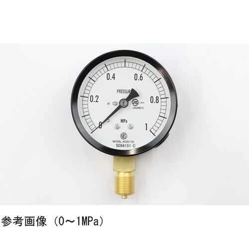 普通形圧力計(Φ75) 立形A枠 耐熱用