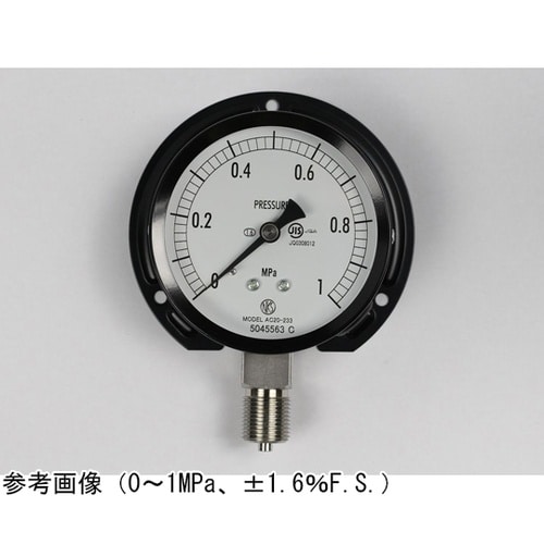 普通形圧力計(Φ75) 立形B枠 1MP