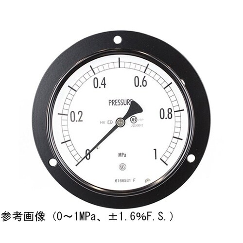 普通形圧力計(Φ100) 埋込形D枠(取