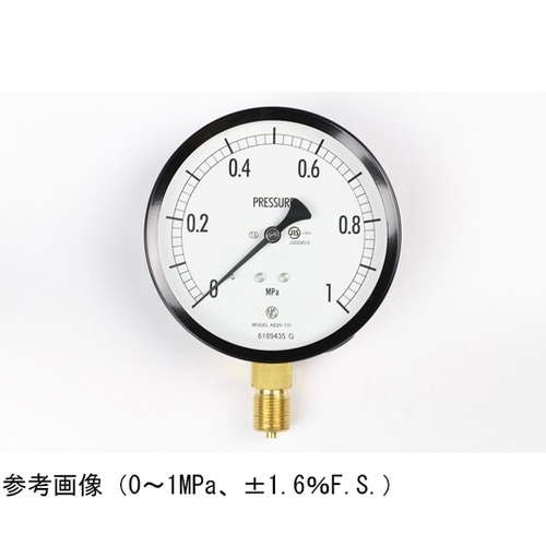 普通形圧力計(Φ100) 立形A枠 5M