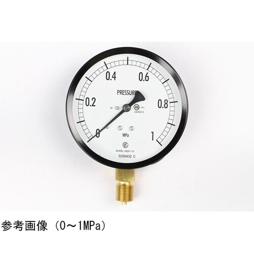 普通形圧力計(Φ100) 立形A枠 耐熱