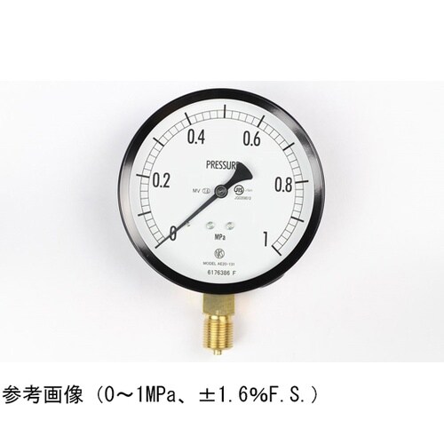 普通形圧力計(Φ100) 立形A枠 蒸気