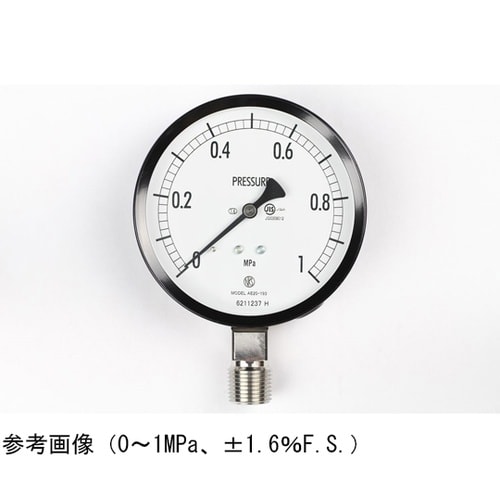 普通形圧力計(Φ100) 立形A枠 60