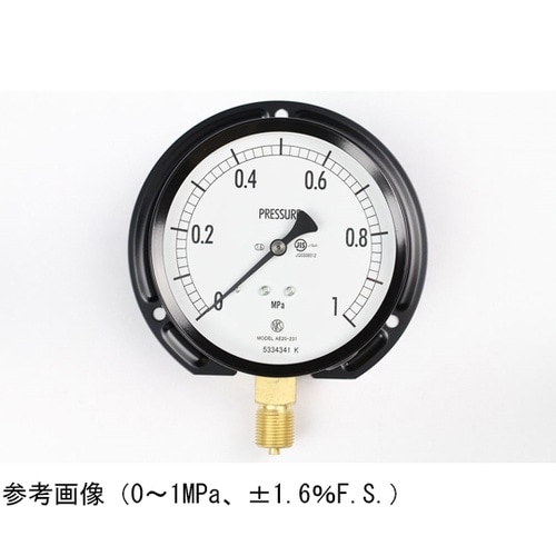 普通形圧力計(Φ100) 立形B枠 1.