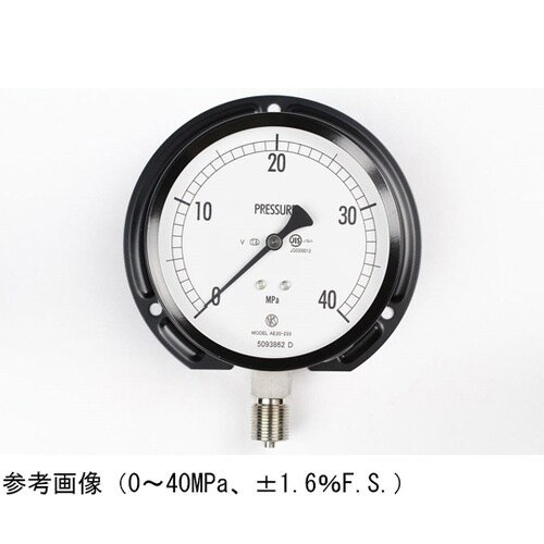 普通形圧力計(Φ100) 立形B枠 耐振