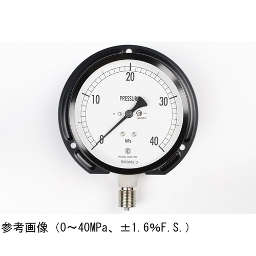 普通形圧力計(Φ100) 立形B枠 耐振