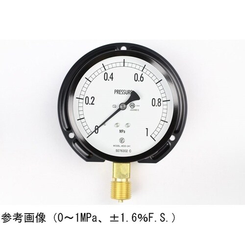 普通形圧力計(Φ100) 立形B枠 1M