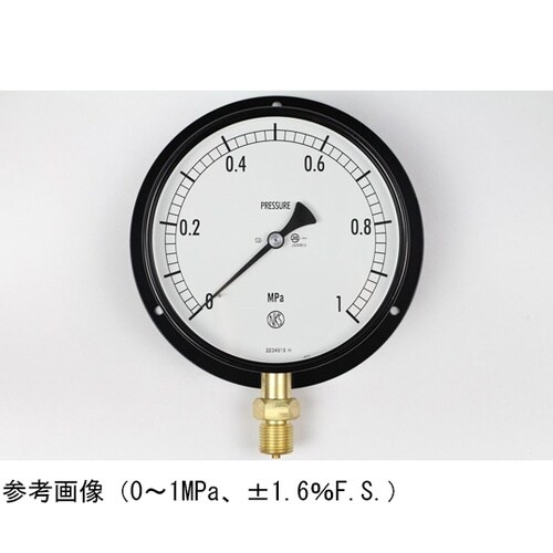 普通形圧力計(Φ150) 立形B枠 2M