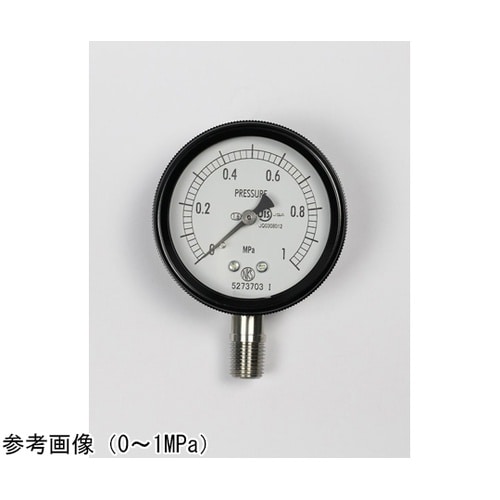 密閉型圧力計(75Φ) 立形A枠 −0.