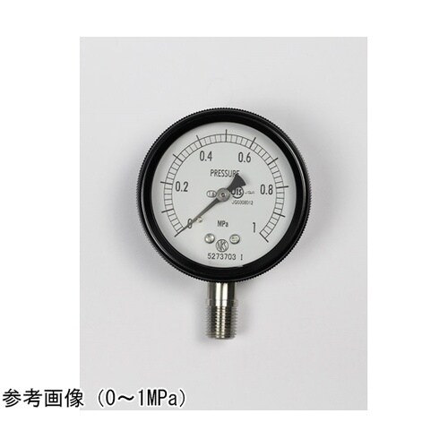 密閉型圧力計(75Φ) 立形A枠 25M