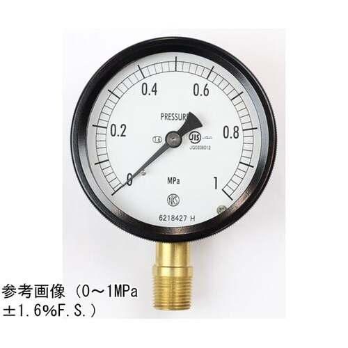 密閉型圧力計(75Φ) 立形A枠 10M