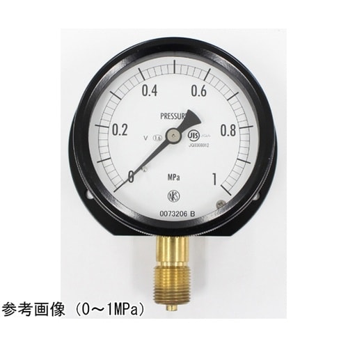 密閉型圧力計(75Φ) 立形B枠 耐振用