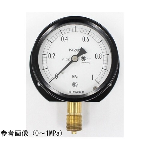 密閉型圧力計(75Φ) 立形B枠 耐振用