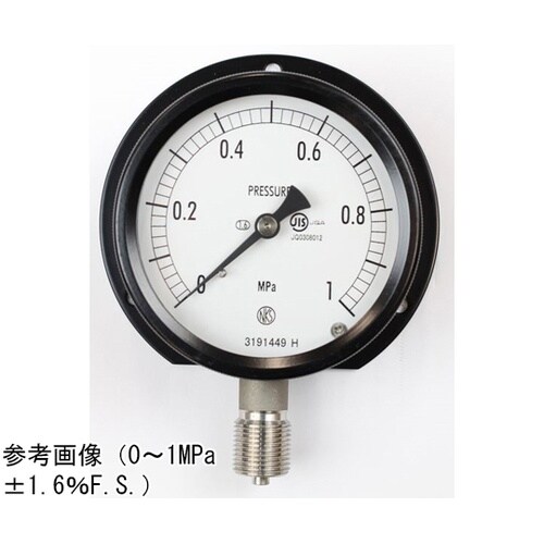 密閉型圧力計(75Φ) 立形B枠 1.6
