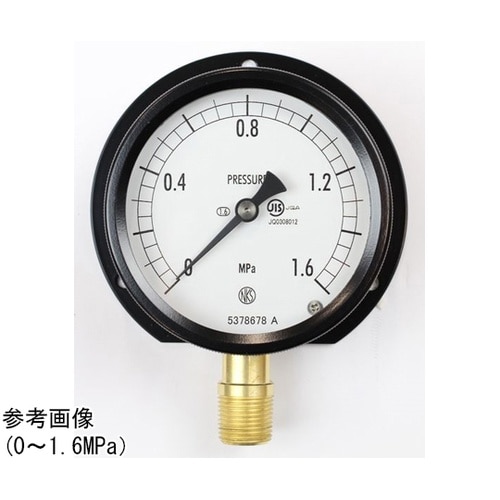 密閉型圧力計(75Φ) 立形B枠 1MP